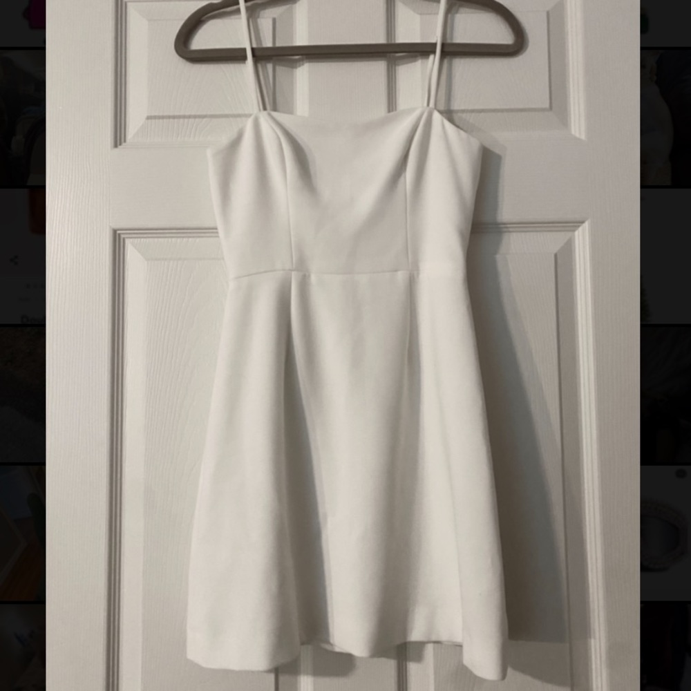 French Connection white mini dress